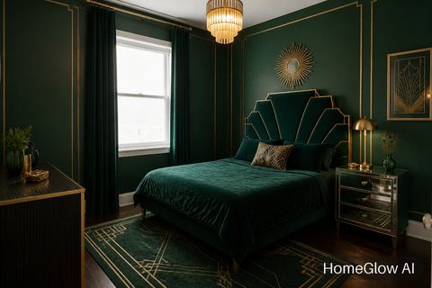 Art deco Bedroom redesign