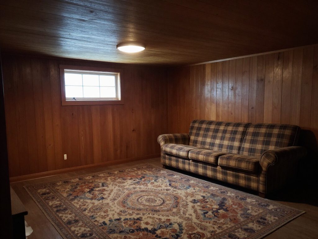 A real living room, before HomeGlow's Boho redesign