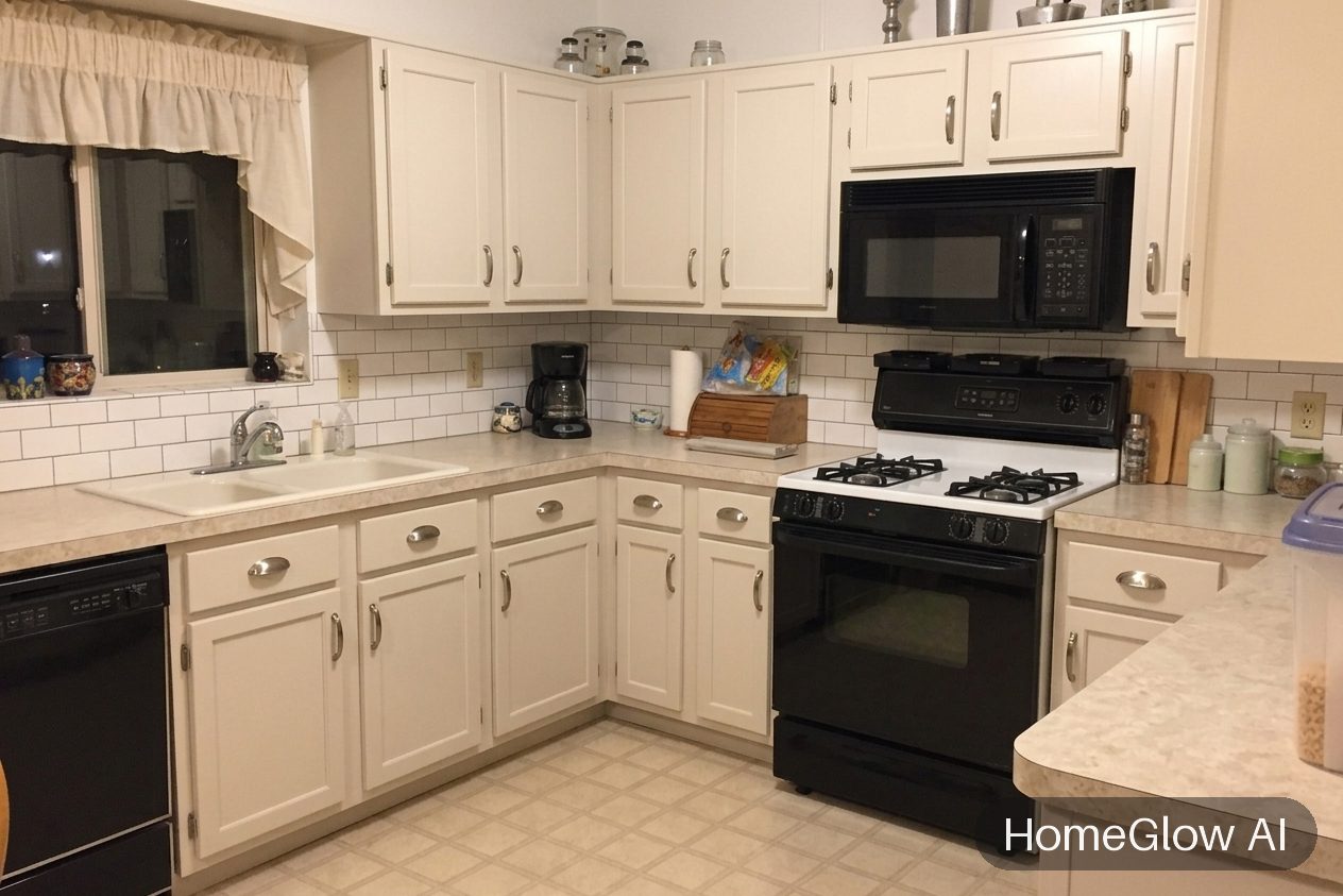 The same bathroom redesigned in Classic shaker by HomeGlow