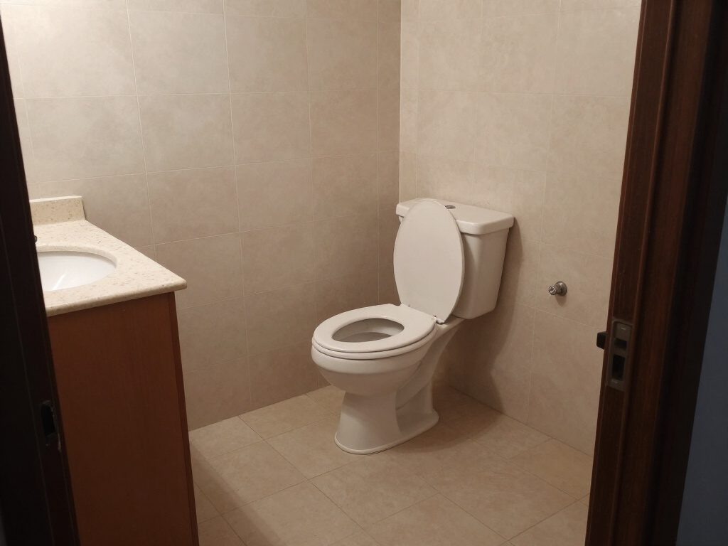 A real bathroom, before HomeGlow's Coastal redesign