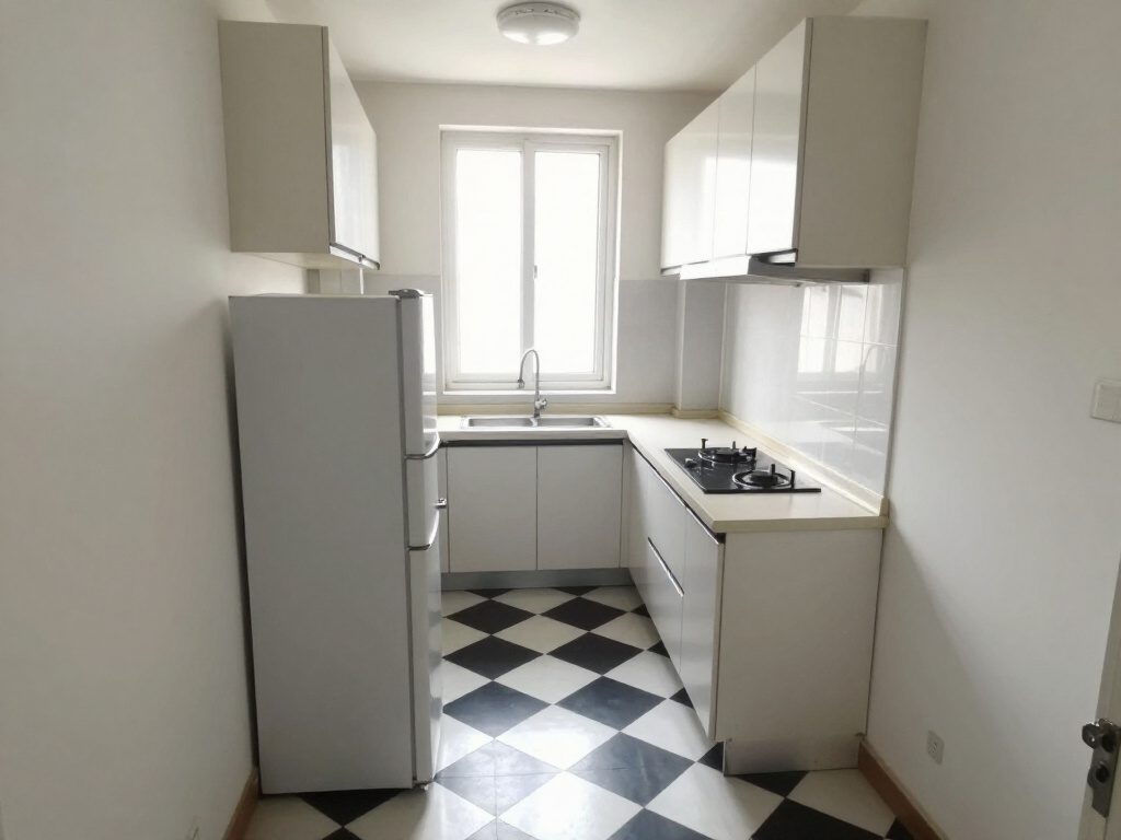 A real kitchen, before HomeGlow's Farmhouse redesign