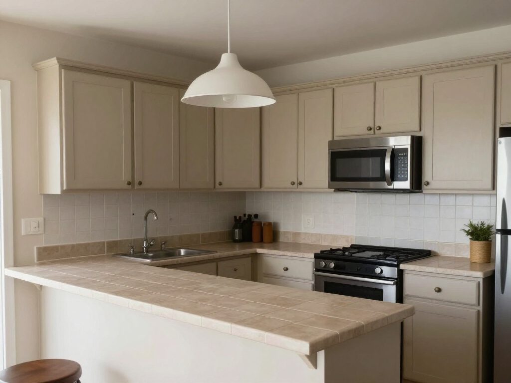 A real kitchen, before HomeGlow's Farmhouse redesign