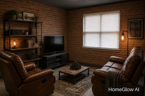Industrial Living Room redesign