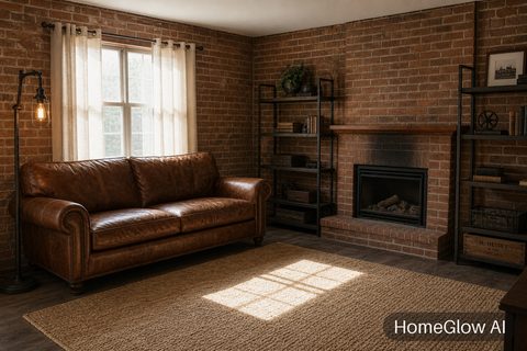 Industrial Living Room redesign