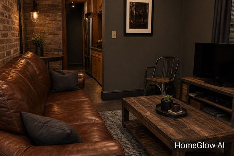 Industrial Living Room redesign