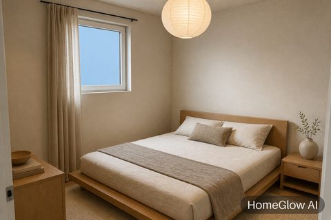 Japandi Bedroom redesign