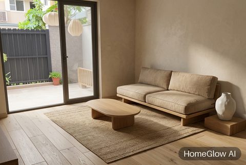 Japandi Living Room redesign