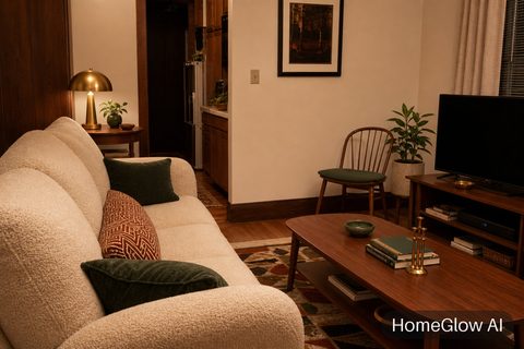 Mid-century Living Room redesign