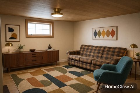 Mid-century Living Room redesign