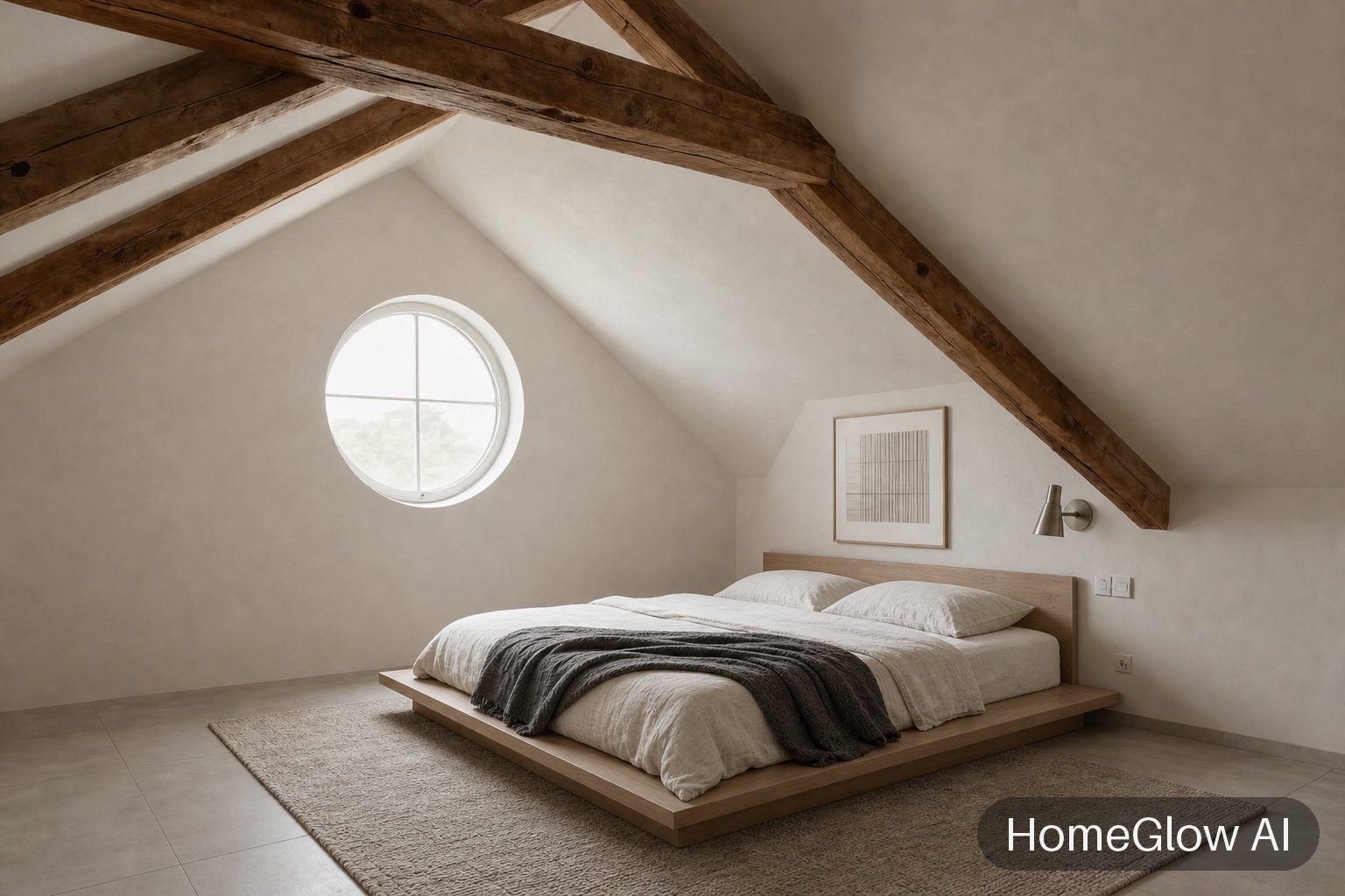 The same bedroom redesigned in Minimal by HomeGlow