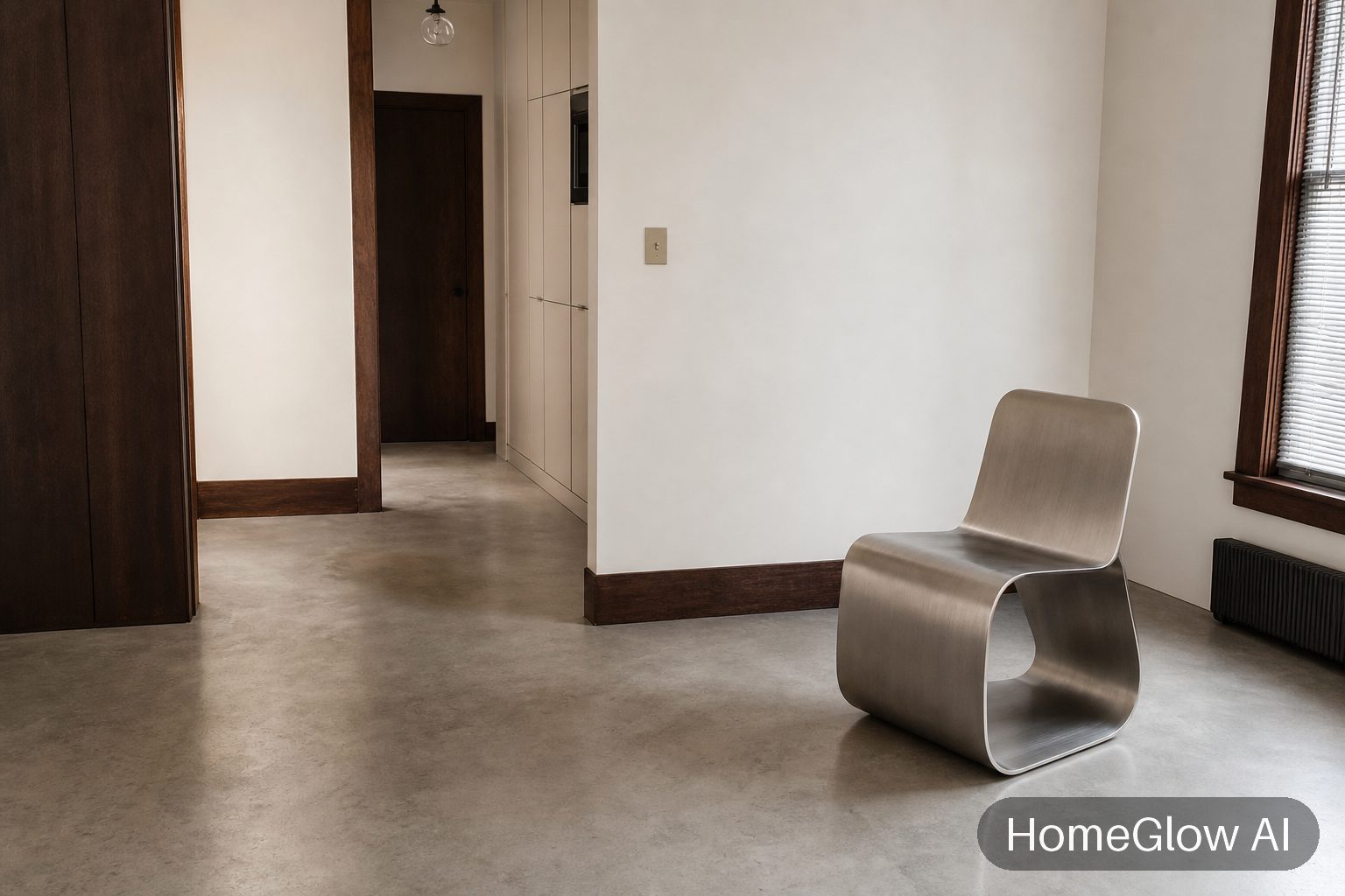 The same living room redesigned in Minimal by HomeGlow