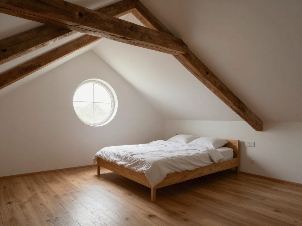 A real bedroom, before HomeGlow's Scandinavian redesign