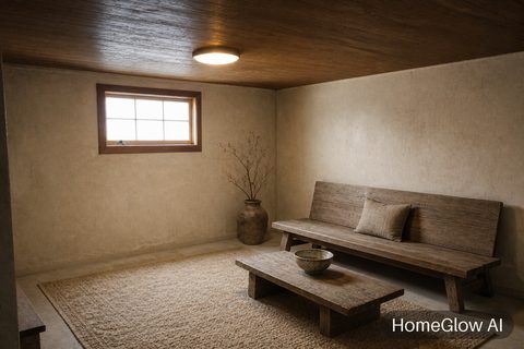 Wabi-sabi Living Room redesign